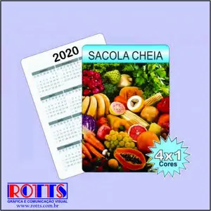 Calendários de Bolso 250grs